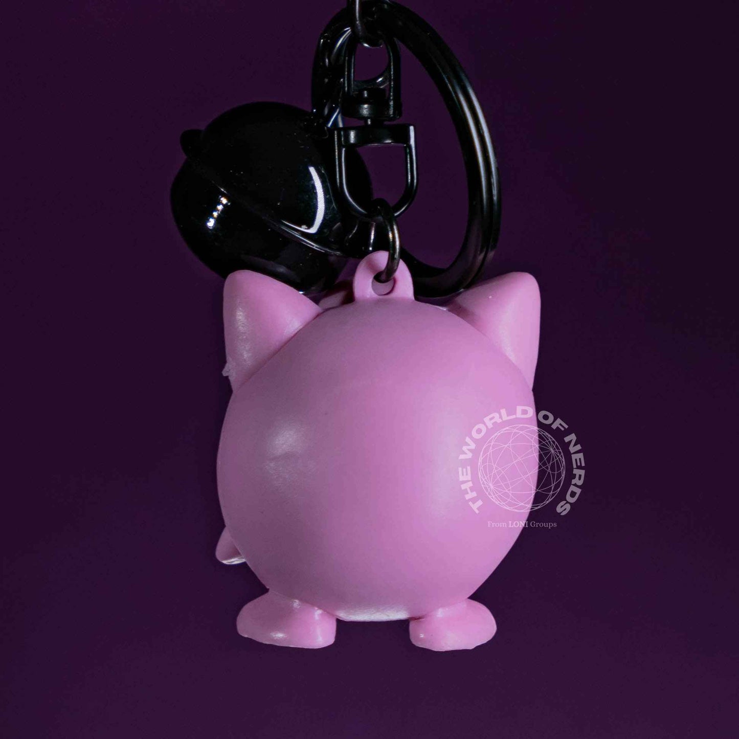 Jigglypuff Keychain - Adorable Pokémon Accessory for Fans