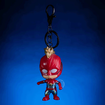 Captain Marvel Keychain - Collectible Superhero Accessory