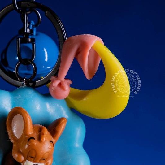 JERRY NAPPING KEYCHAIN