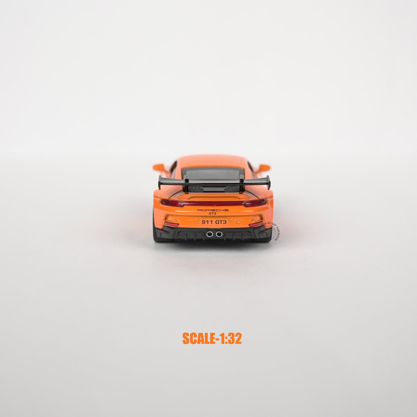 Porsche 911 GT3 Orange Model Car - 1:32 Scale Diecast
