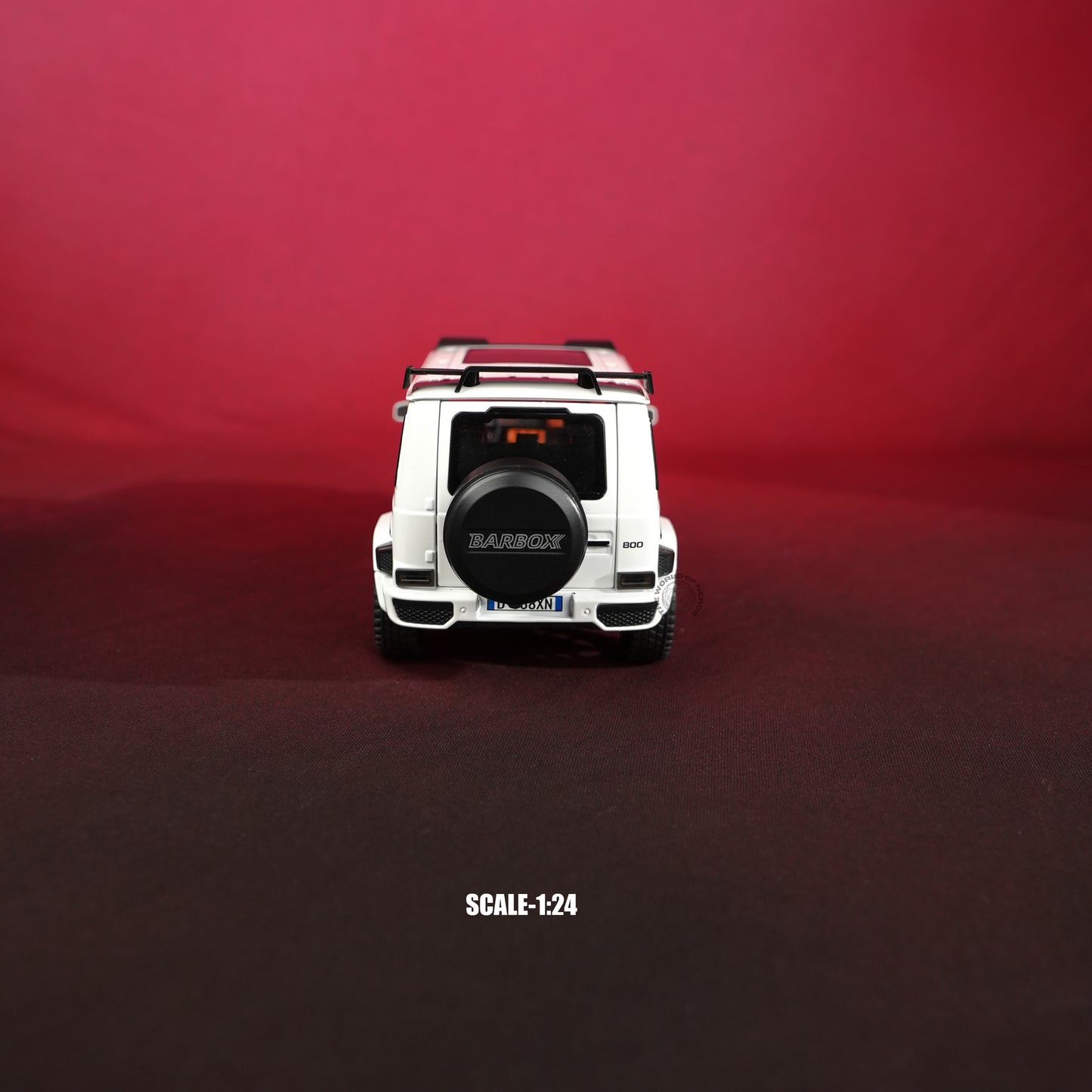 Mercedes-Benz Brabus G-Class White Model Car - 1:22 Scale Diecast