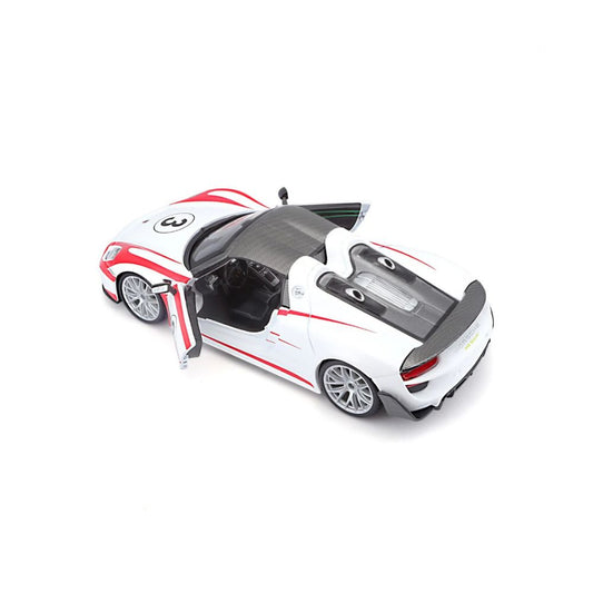 BBURAGO PORSCHE 918 WEISSACH SCALE - 1:24