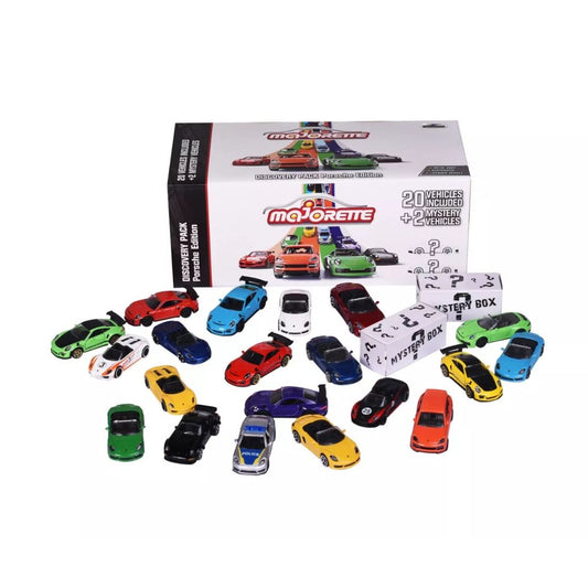 MAJORETTE PORSCHE EDITION-DISCOVERY PACK 20+2 MYSTERY CARS