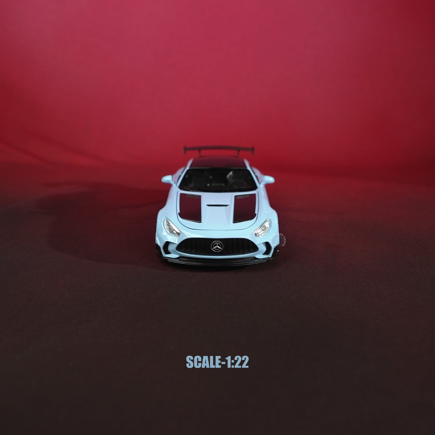 Mercedes-AMG GT R Blue Model Car - 1:22 Scale Diecast