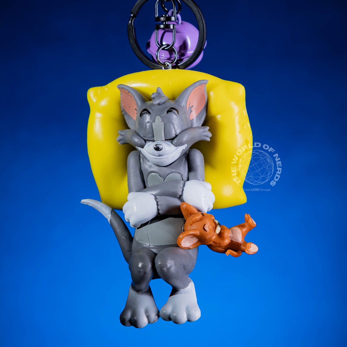 TOM AND JERRY SLEEPING KEYCHAIN