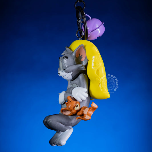 TOM AND JERRY SLEEPING KEYCHAIN