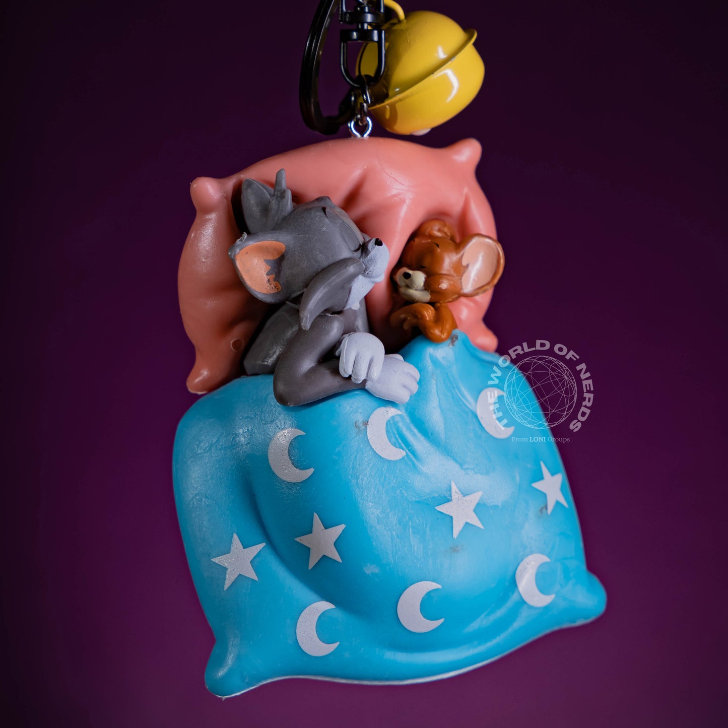 TOM AND JERRY SLEEPING KEYCHAIN