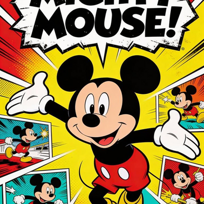 Mickey Mouse A3+ HD Wall Poster - 2