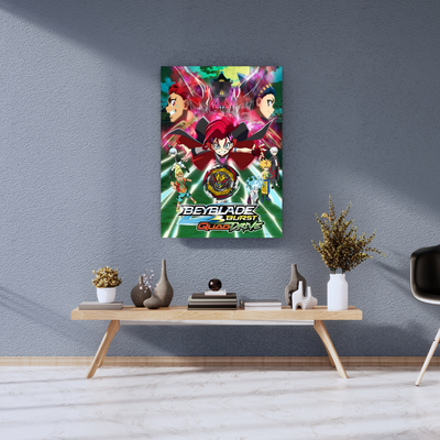 Beyblade Burst QuadDrive Poster A3+ Size
