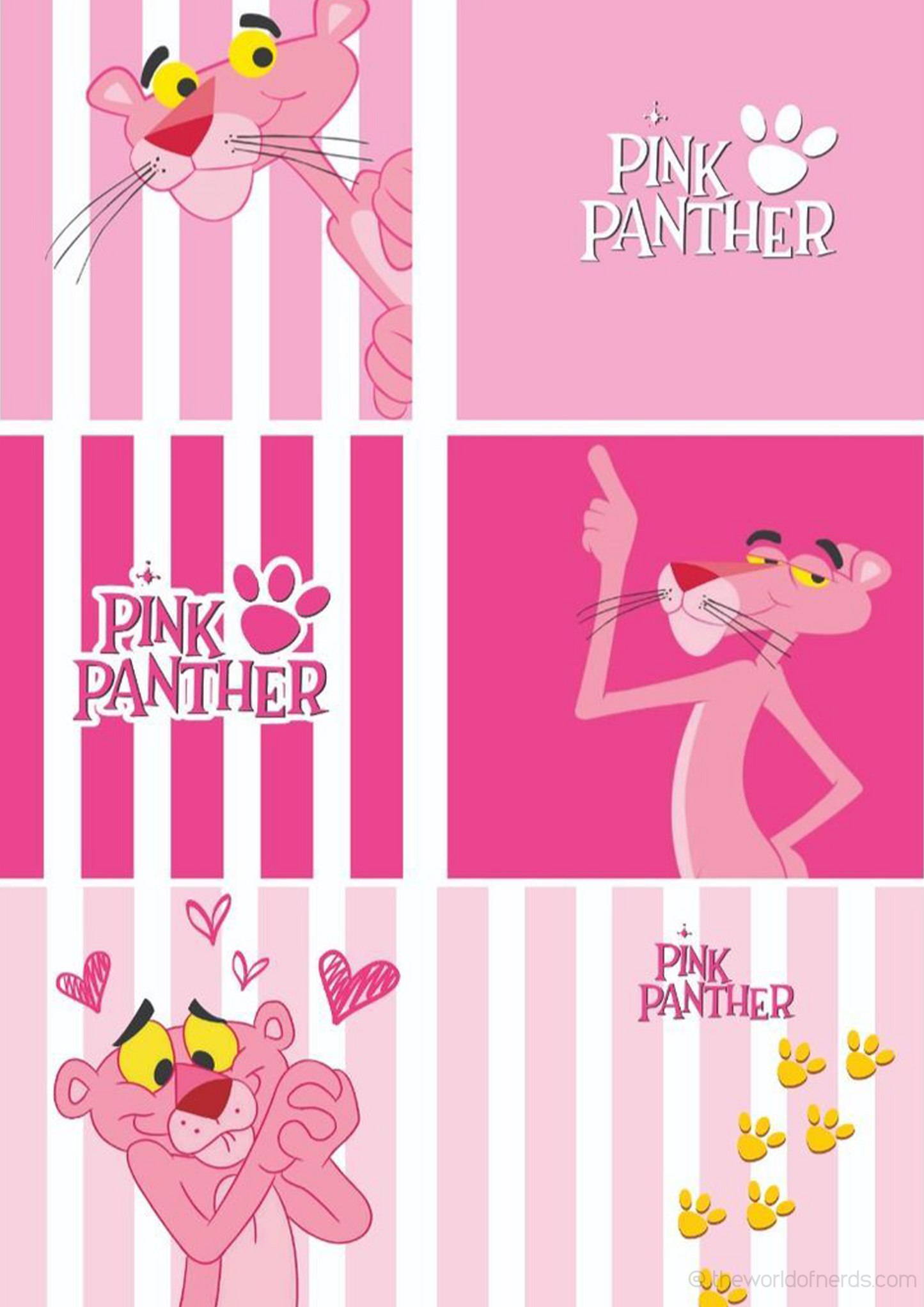 Pink Panther A3+ HD Wall Poster - The World Of Nerds