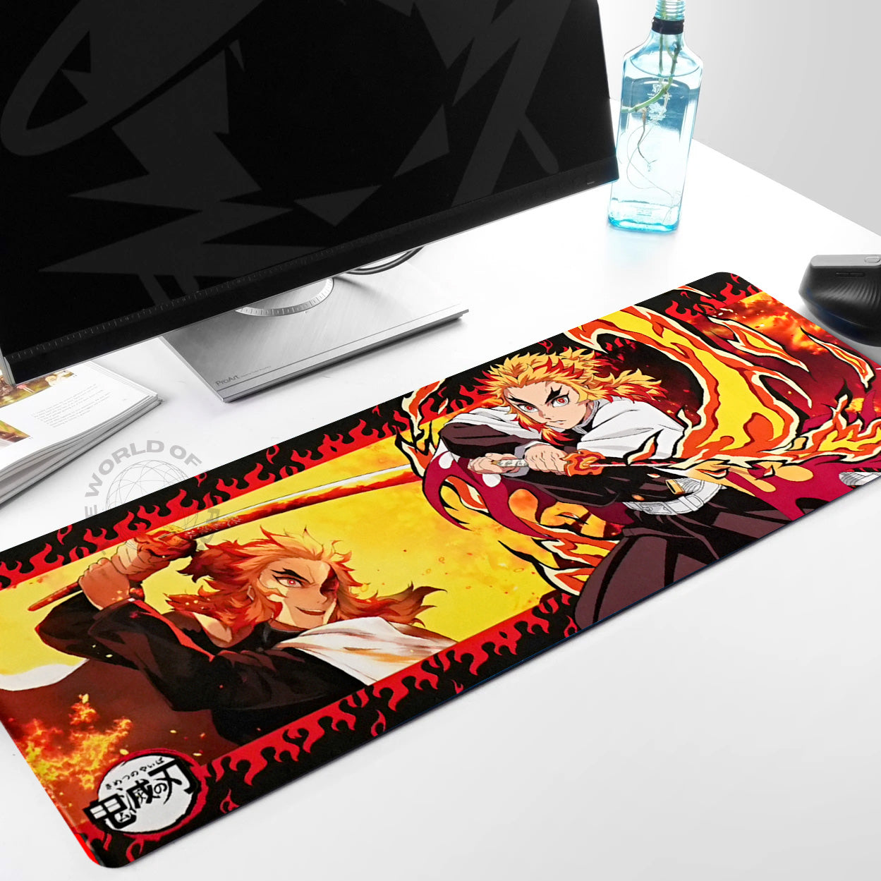 KYOJURO RENGOKU KEYBOARD + MOUSE PAD XXL - The World Of Nerds