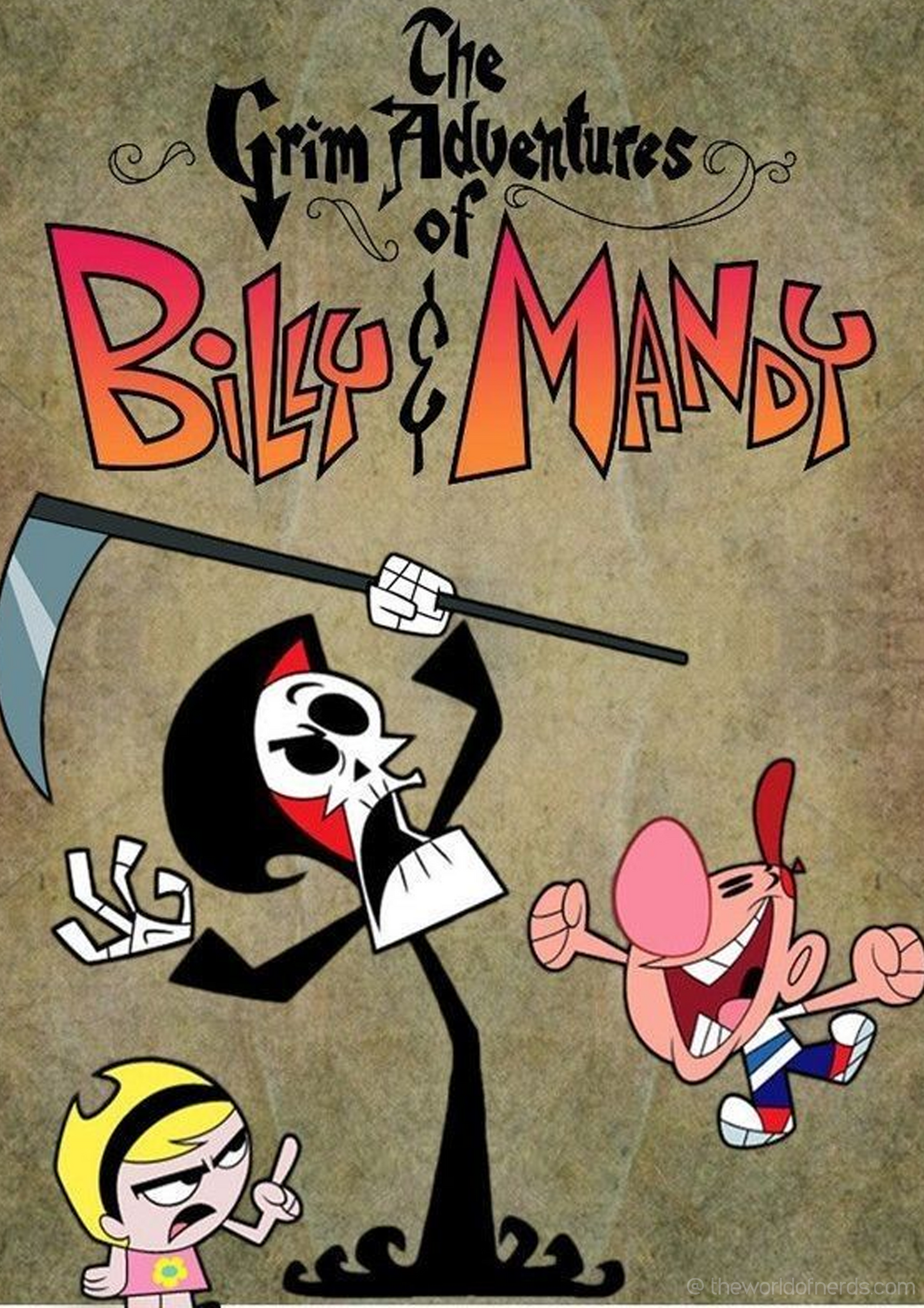 Dark Comedy Cartoon Reaper A3 HD Wall Poster - The World Of Nerds