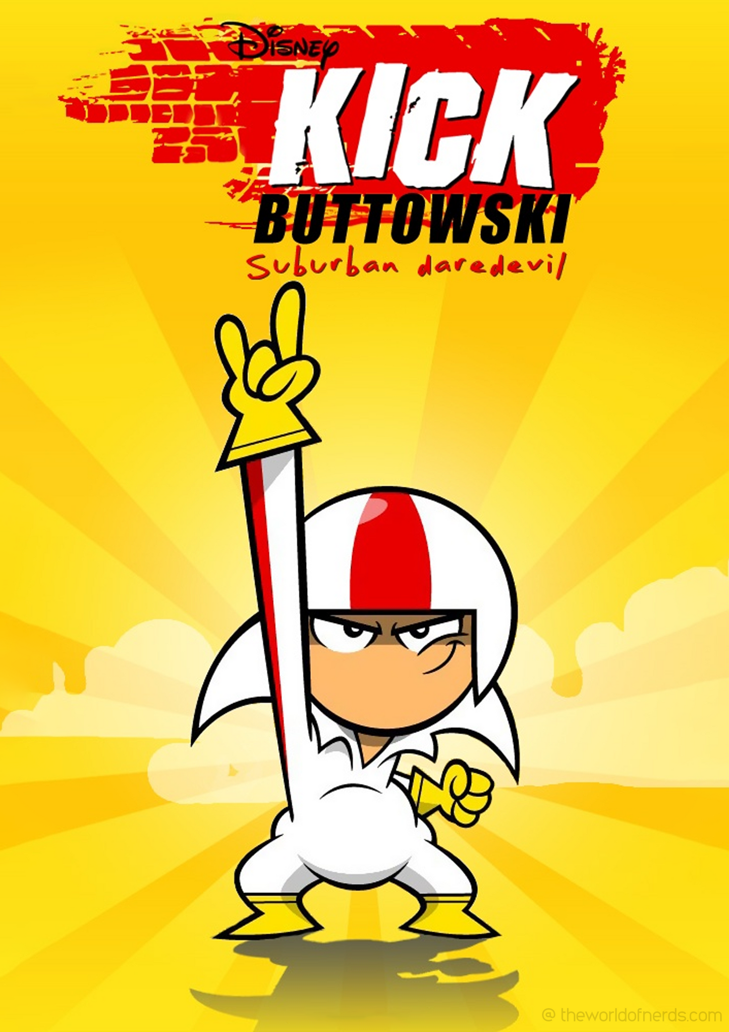 Extreme Stunt Cartoon Hero A3 HD Wall Poster - The World Of Nerds