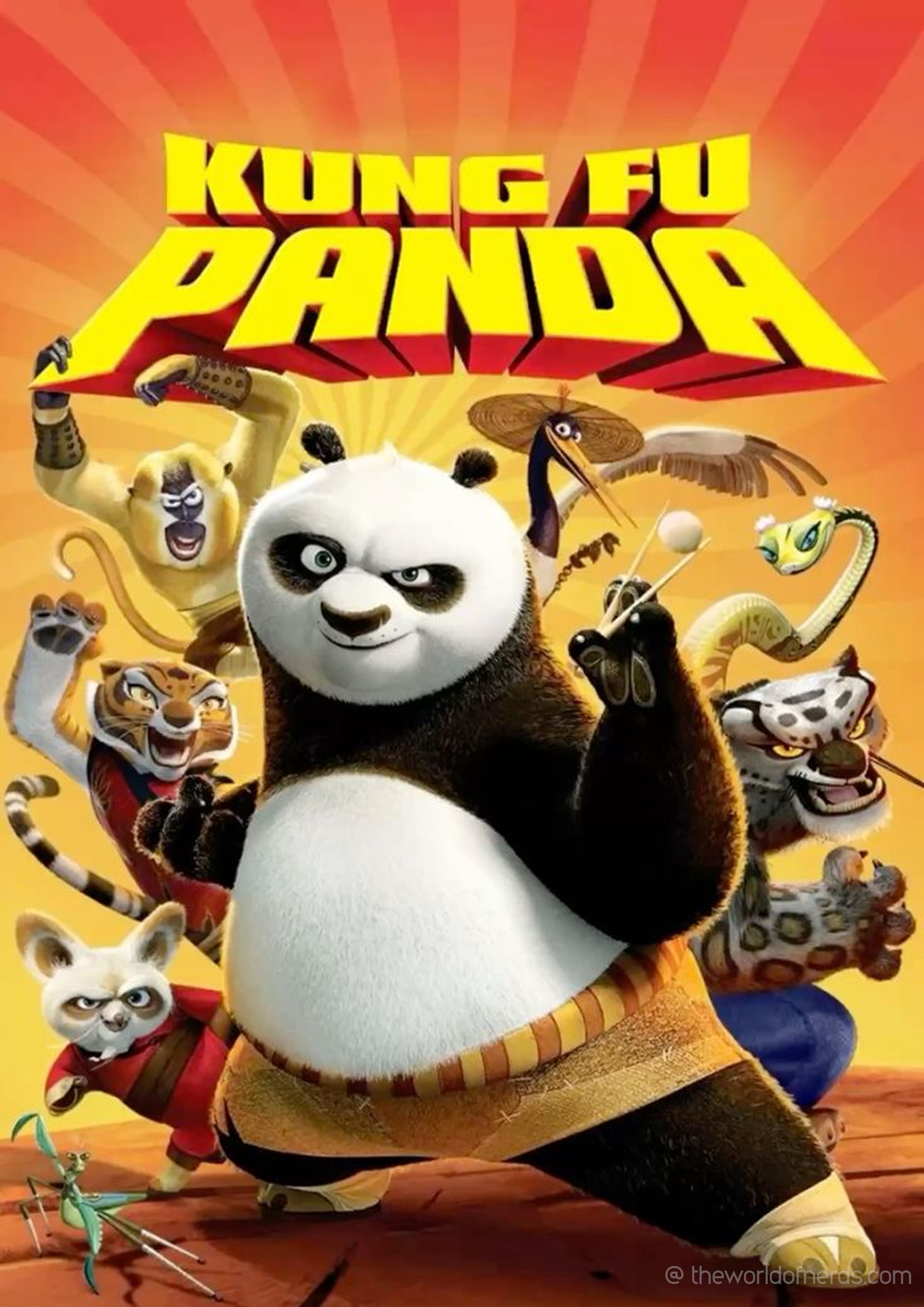 Kung Fu Panda A3+ HD Movie Wall Poster - The World Of Nerds