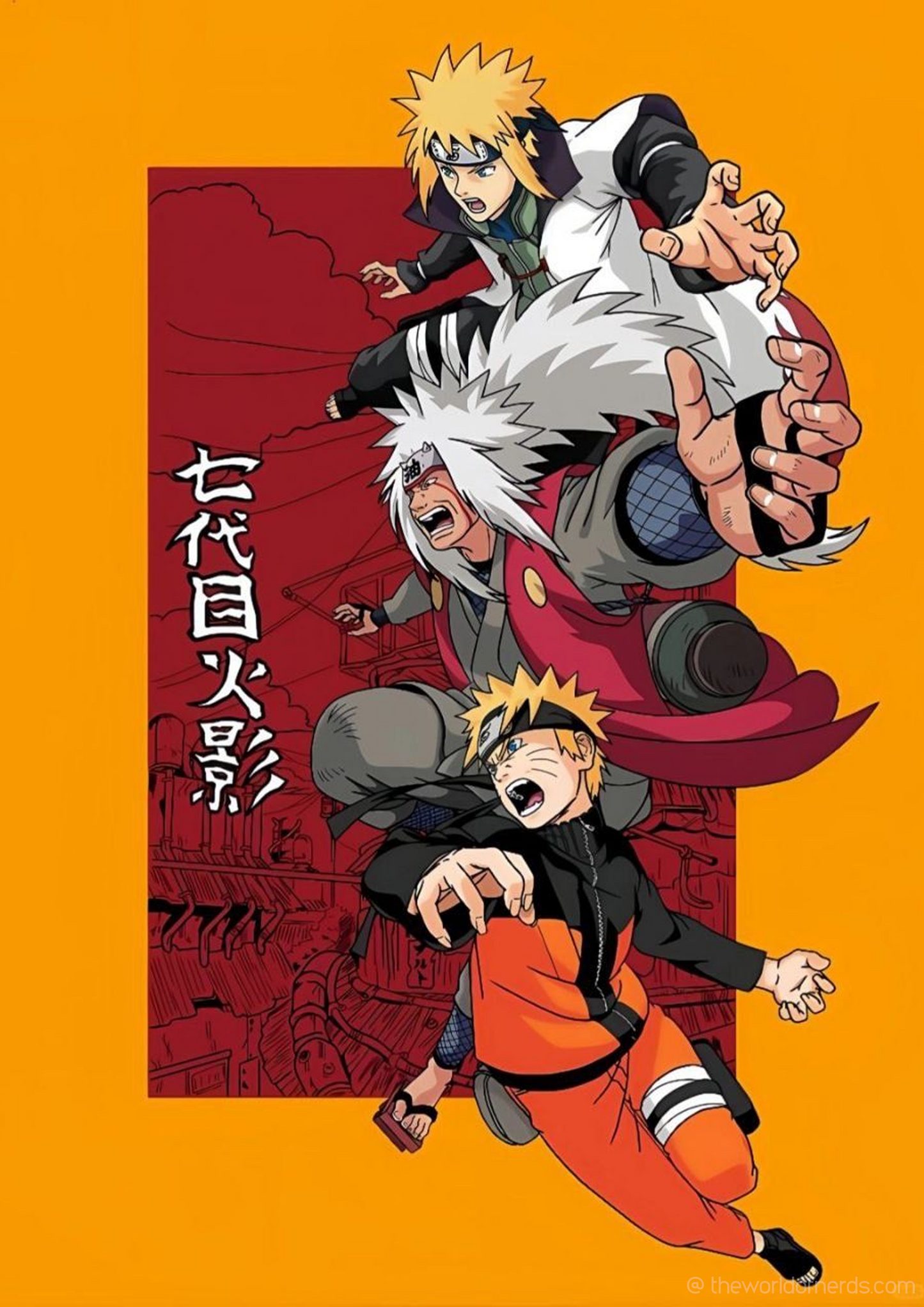 Legendary Ninja Generations A3+ HD Anime Wall Poster - The World Of Nerds