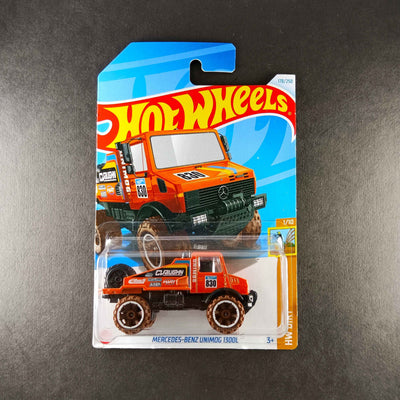 Hot Wheels Unimog 1300L Diecast Model - Collectible Mercedes-Benz Edition