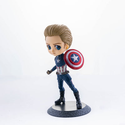 Captain America Q Posket - Unmasked Figure Collectible - 2