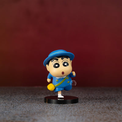 SHIN CHAN SET OF 6 - Collectible Shin Chan Figurine Set - 2