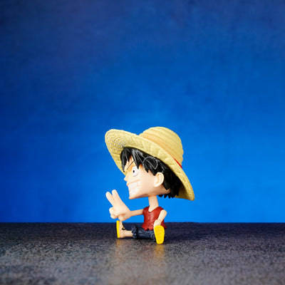 ONE PIECE LUFFY BIG HEAD ACTION FIGURE - Collectible One Piece Luffy Action Figure - 2