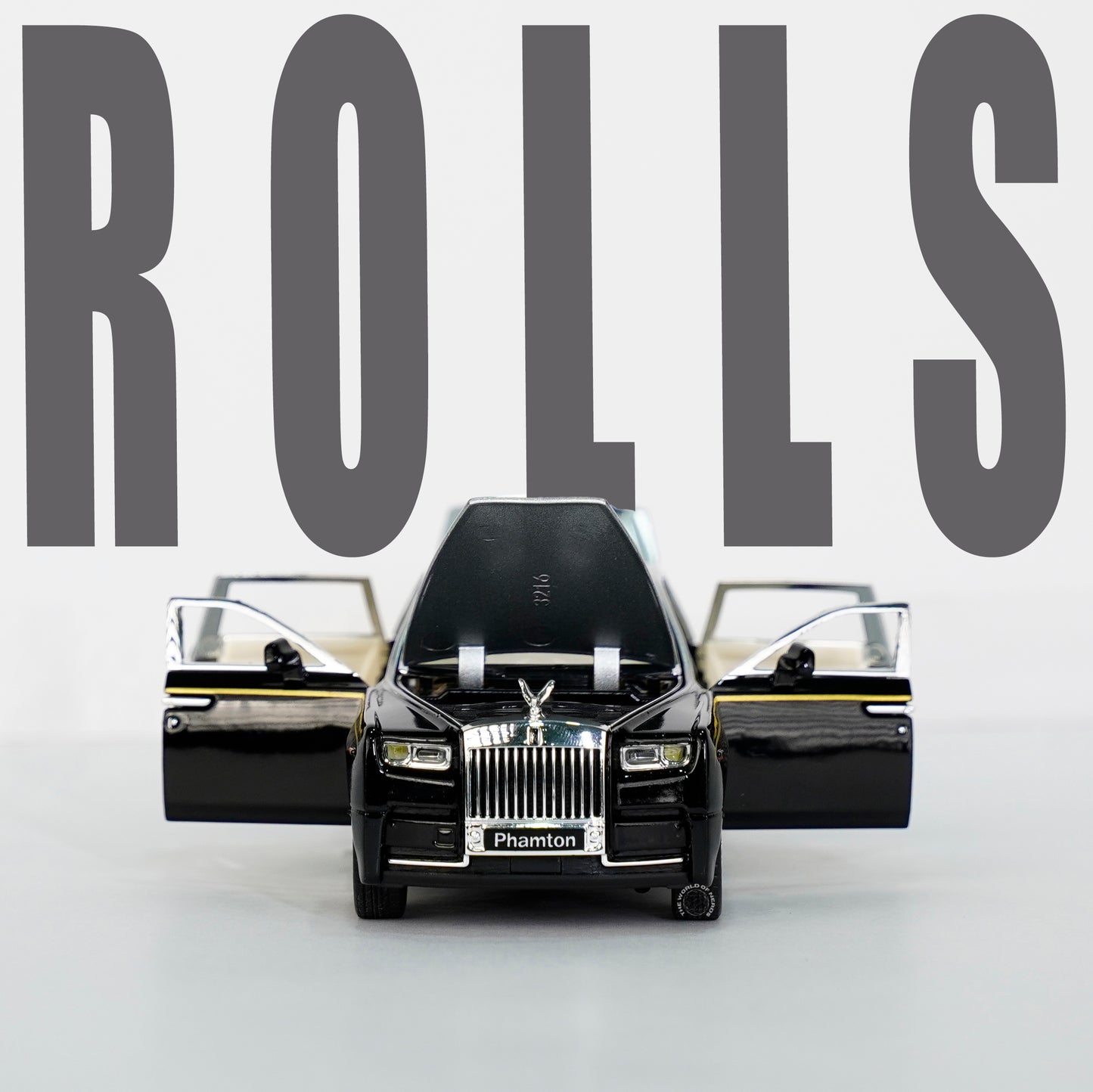 GREY & BLACK-ROLLS ROYCE PHANTOM SCALE - 1:32