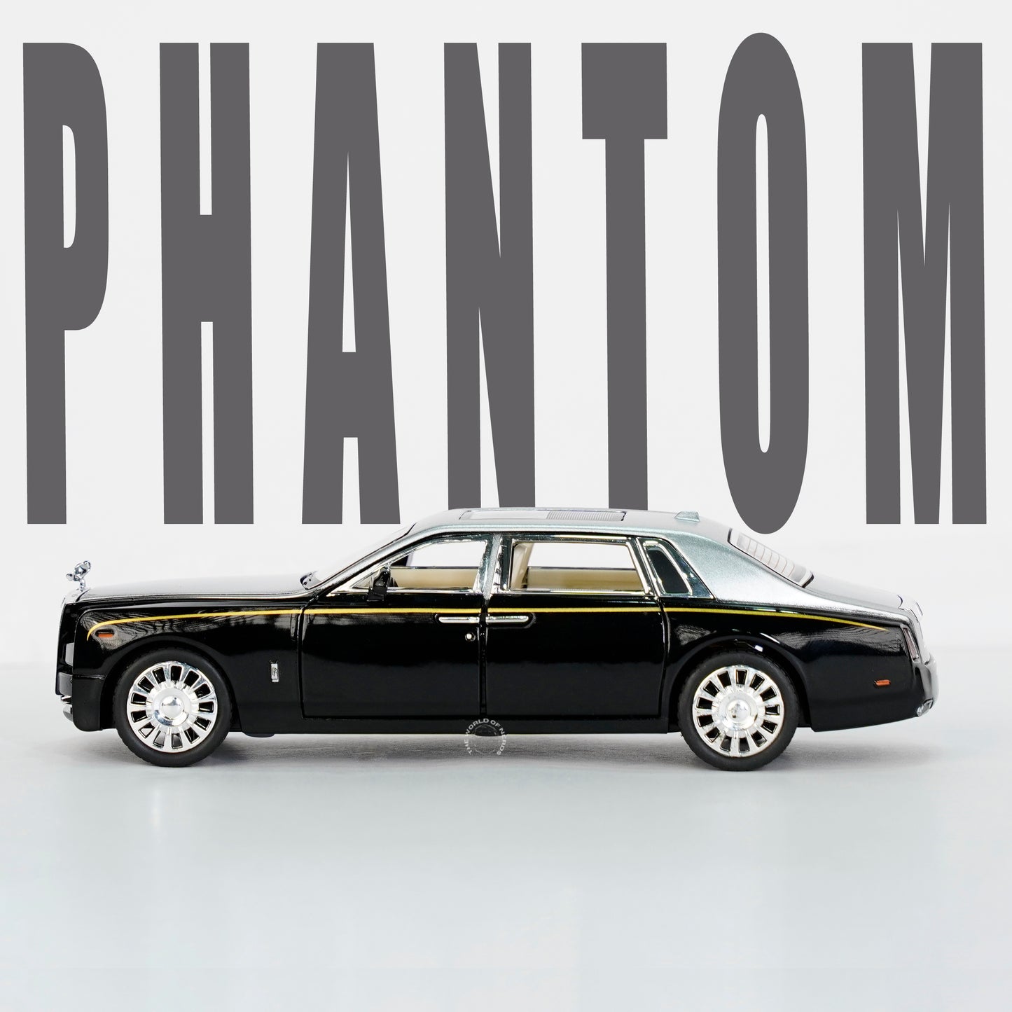 GREY & BLACK-ROLLS ROYCE PHANTOM SCALE - 1:32