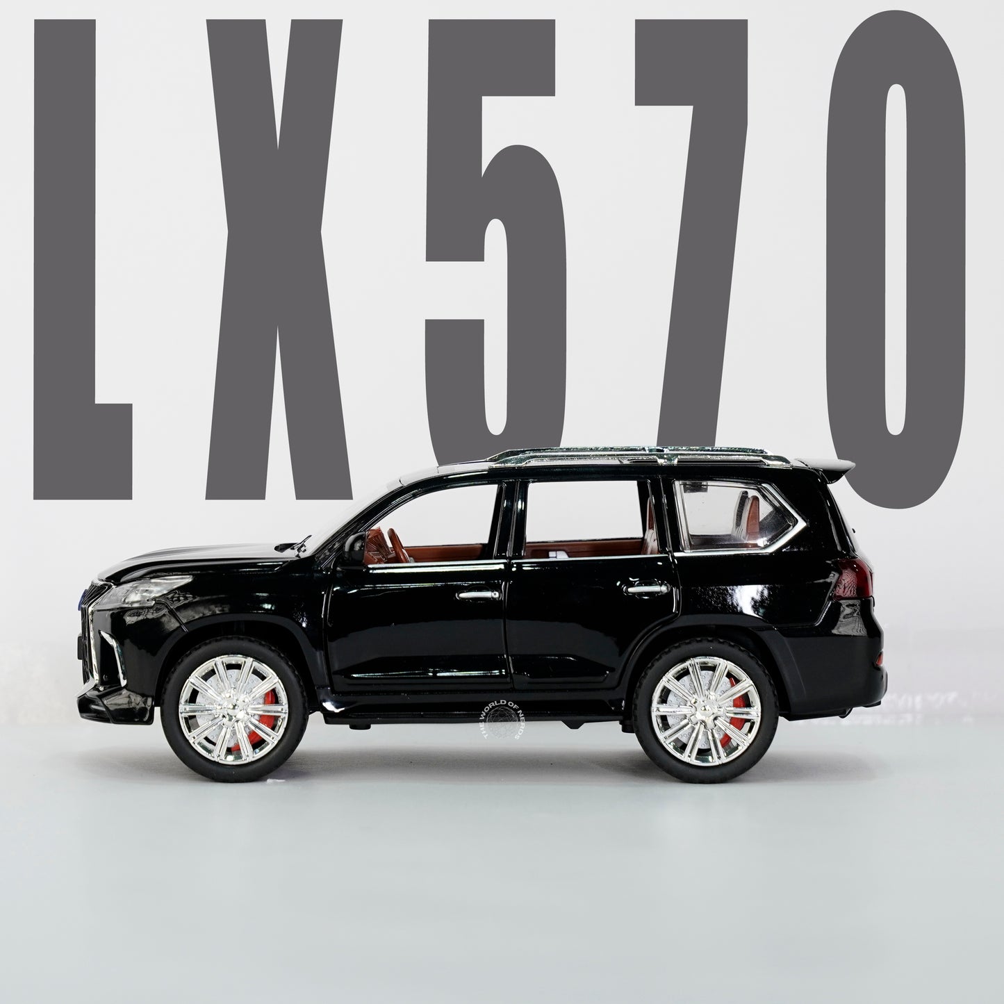 BLACK-LEXUS LX570 SCALE - 1:24