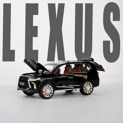 BLACK LEXUS LX570 SCALE MODEL - 1:24 D2