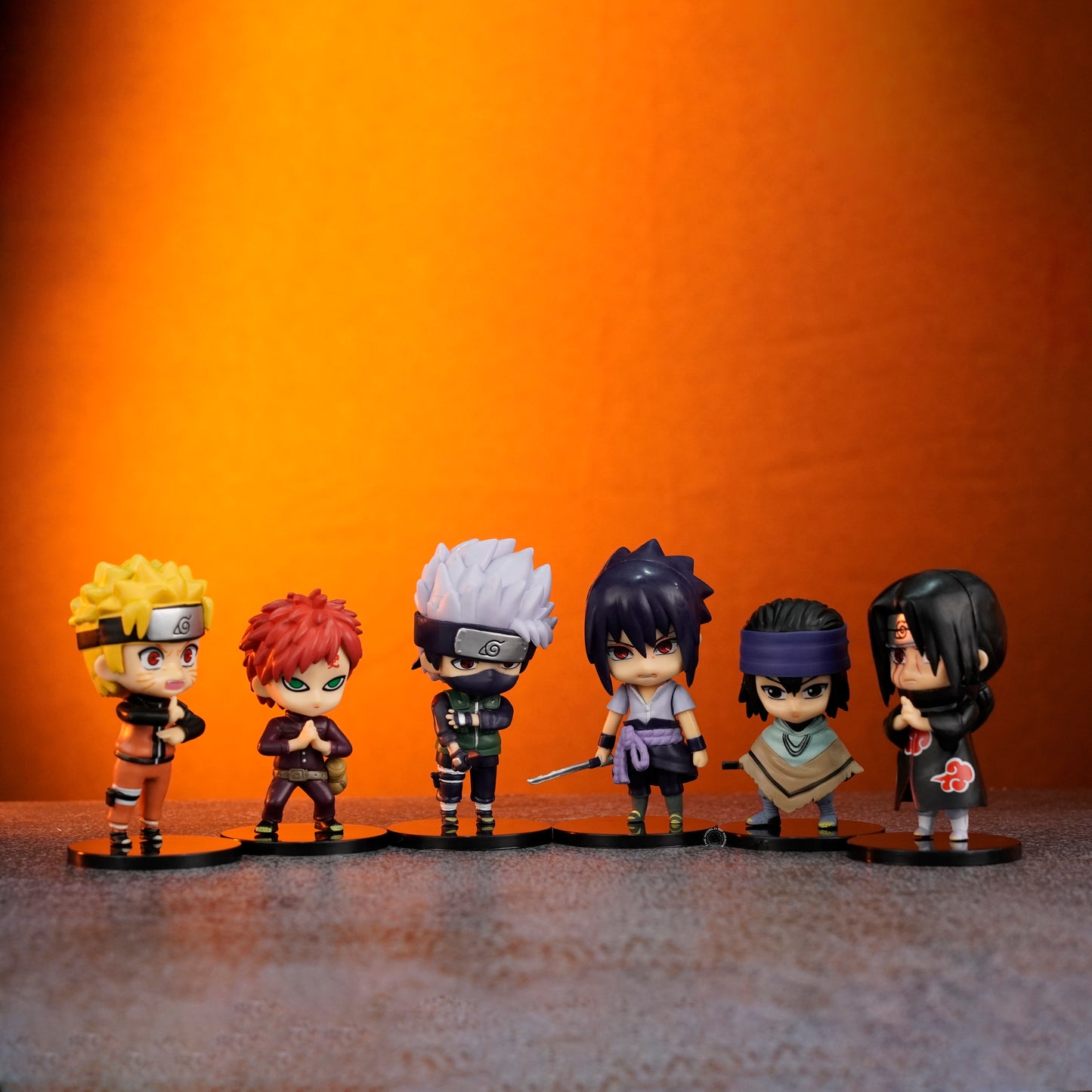 D2-NARUTO SET OF 6 ACTION FIGURE
