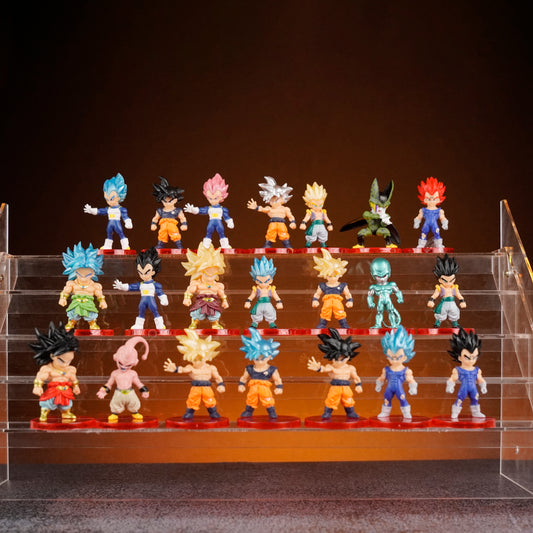 D1-DRAGON BALL Z SAIYANS SET OF 21 ACTION FIGURE