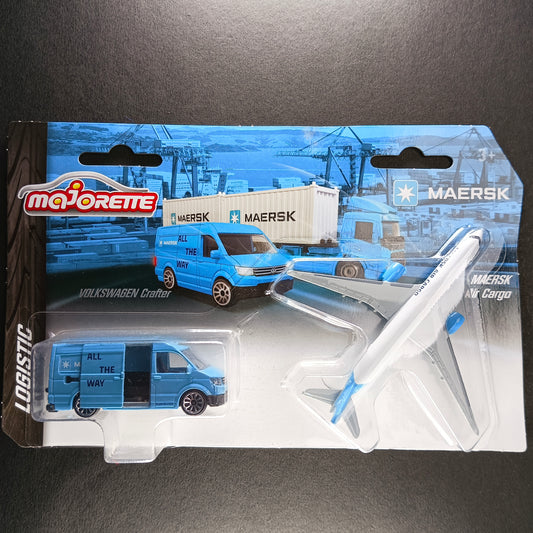 MAJORETTE VOLKSWAGEN CRAFTER & MAERSK AIR CARGO LOGISTIC