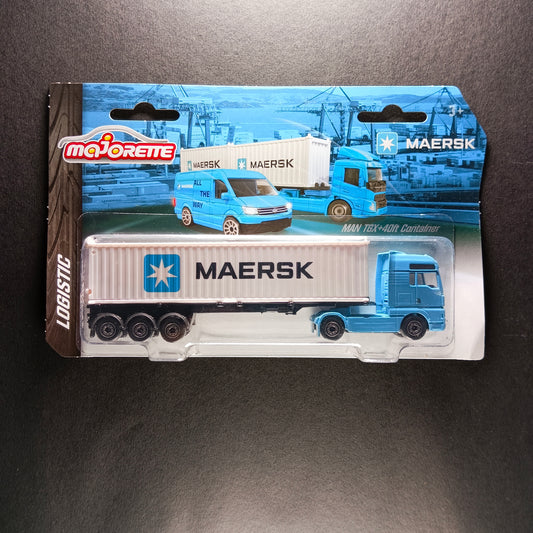 MAJORETTE MAN TGX + 40ft CONTAINER LOGISTIC