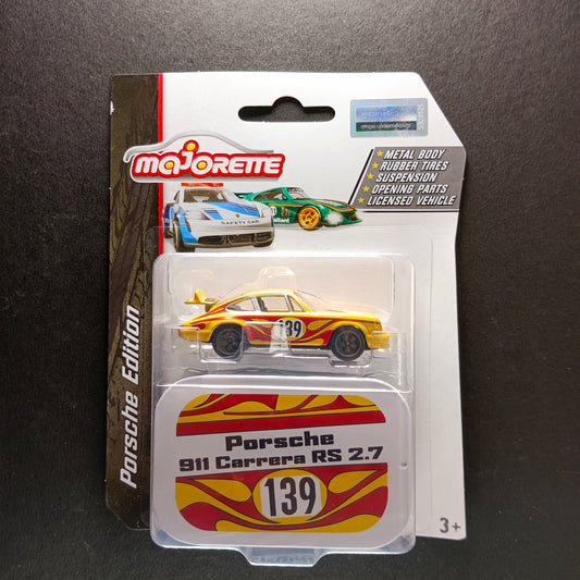 MAJORETTE PORSCHE EDITION PORSCHE 911 CARRERA RS 2.7 139