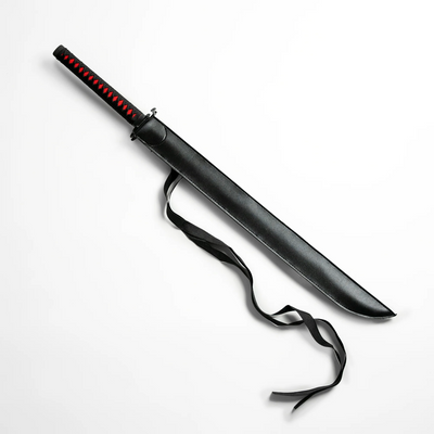 Ichigo Kurosaki Katana - Wooden Collector's Item with Leather Pouch - 2