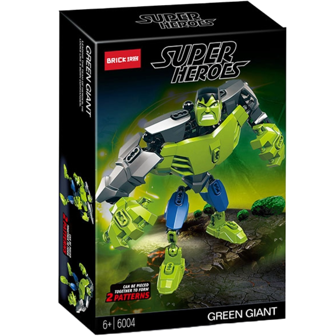 BRICK SUPER HEROES GREEN HULK BLOCKS