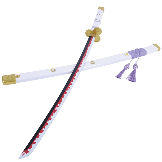KOZUKI ODEN-WHITE ENMA WOODEN KATANA