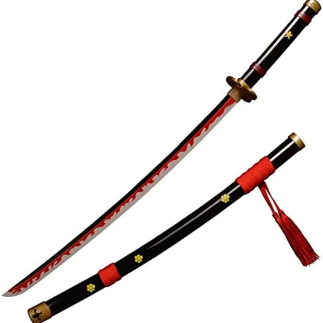 ZORO-BLACK ENMA WOODEN KATANA