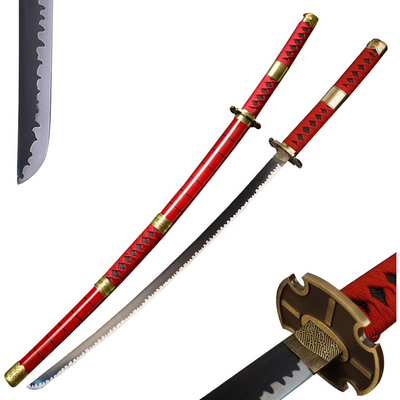 Zoro Sandai Kitetu Wooden Katana - Collector's Masterpiece