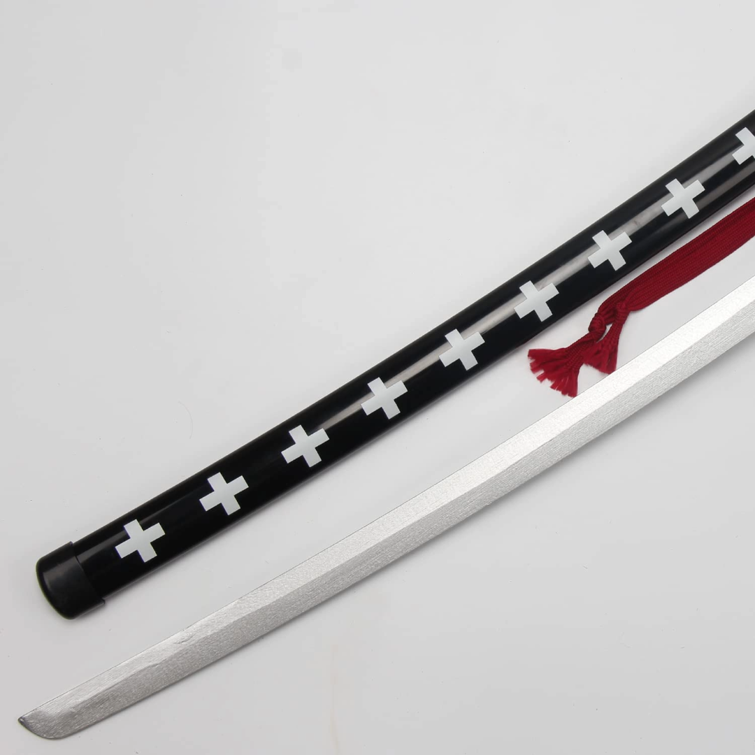 TRAFALGAR D WATER LAW WOODEN KATANA - Premium Collectible Sword