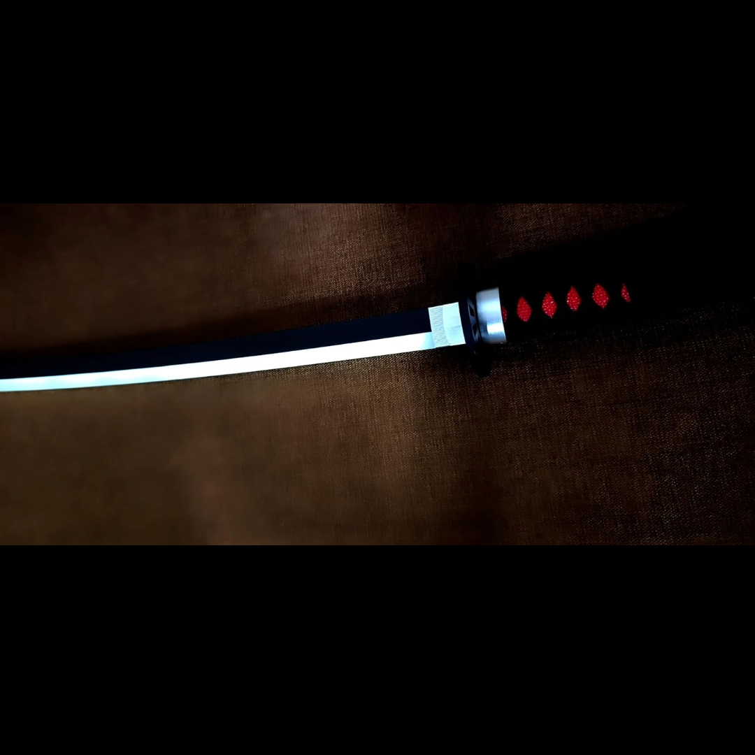 TANJIRO-NICHIRIN ENMA LED NEON WOODEN KATANA - Tanjiro Katana Neon Light