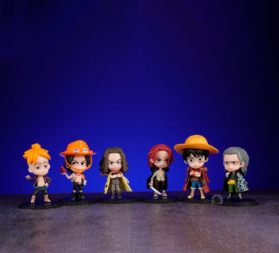 D2-ONE PIECE-SET OF 6 PCS ACTION FIGURE