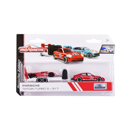 MAJORETTE PORSCHE TAYCAN TURBO S + 917
