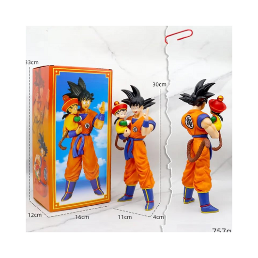 GOKU WITH SON GOHAN ANIME ACTION FIGURE