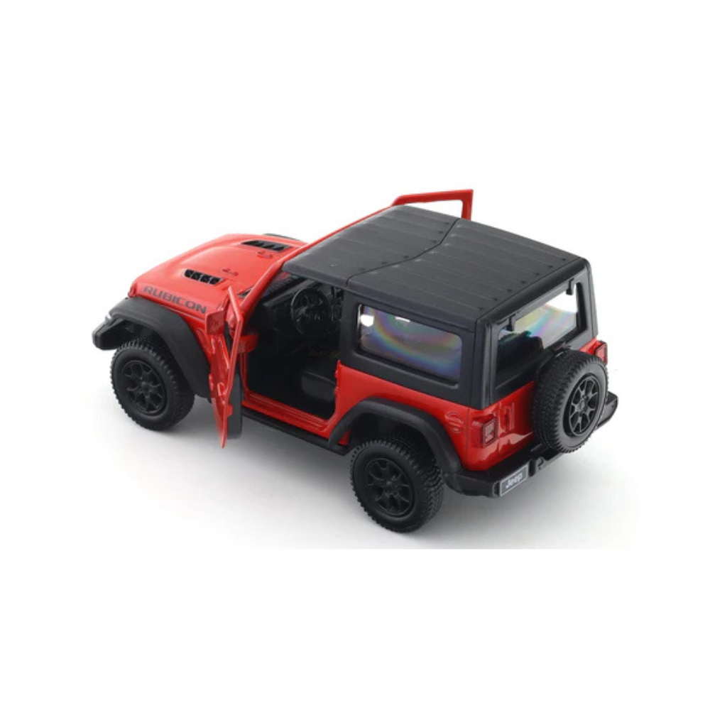 RMZ CITY JEEP WRANGLER RUBICON 2DR PULLBACK SCALE - 1:32 - The World Of Nerds