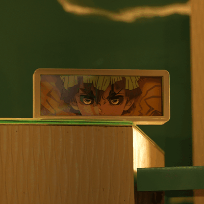 Demon Slayer Zenitsu Shadow Eyes Frame Light Box