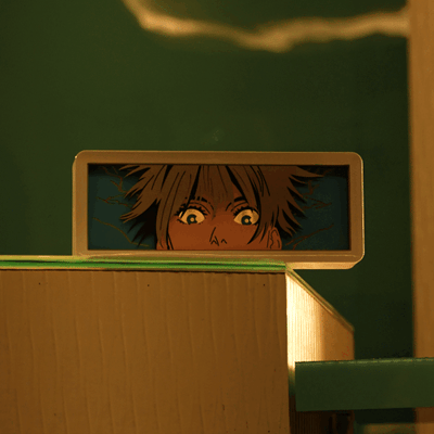 Chainsaw Man Denji Intense Eyes Frame Light Box