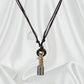 Bronze Cross Leather Chain Stylish Fashion Accessory - The World Of Nerds