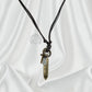 Metal Bullet Design Leather Chain Stylish Fashion Accessory - The World Of Nerds