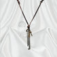 Metal Barcode Leather Chain Stylish Fashion Accessory - The World Of Nerds