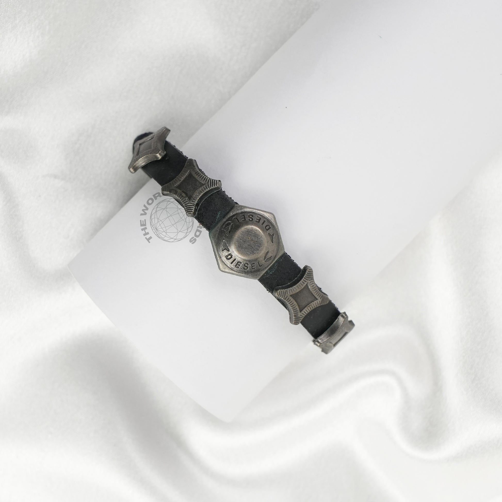 Black Leather Bracelet Imported Fashion Accessory - The World Of Nerds