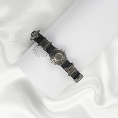 Black Leather Bracelet Imported Fashion Accessory
